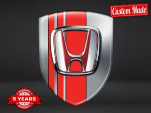 Honda Vitre Arrière Auto Stylée Haut de Gamme Personnalisé